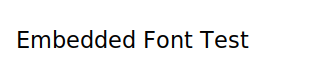 cairosvg render of embedded-font