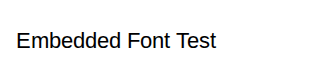 Chromium (ground truth) render of embedded-font