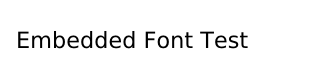 lunasvg render of embedded-font